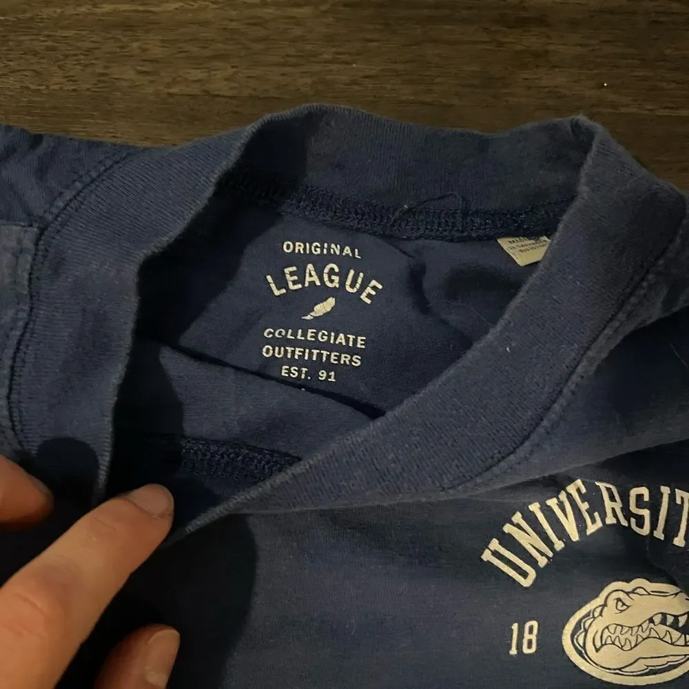 League University of Florida Blue Long Sleeve Tshirt
